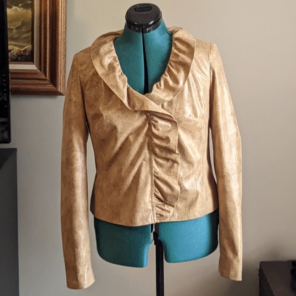 Leather Jacket - Sized Petite Small